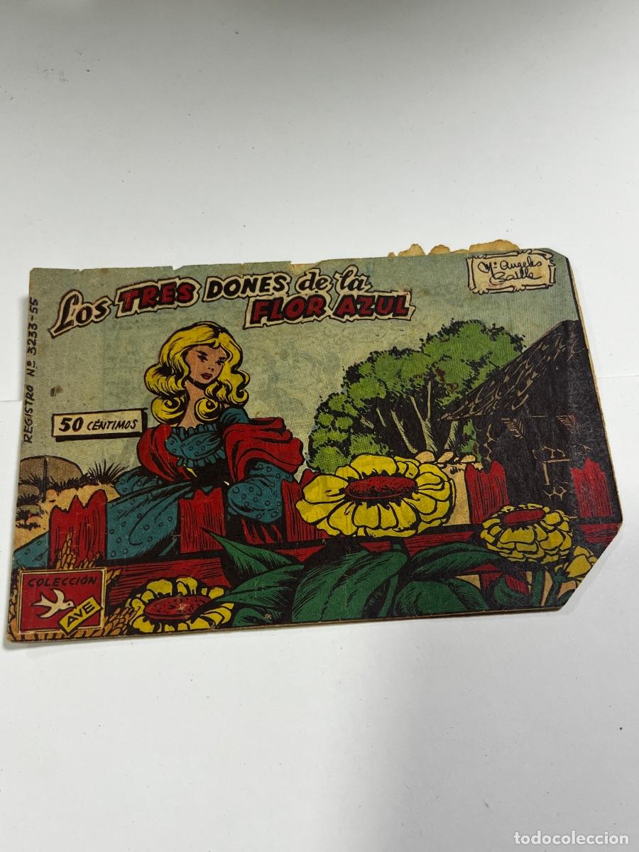 Tebeos: LOS TRES DONES DE LA FLOR AZUL. COLECCI&Oacute;N AVE. RICART.