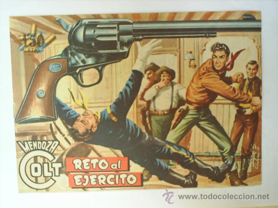 Tebeos: MENDOZA COLT-N.38--RETO AL EJERCITO- 1958-EDITORIAL ROLLAN - Foto 1