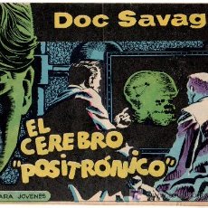 Tebeos: DOC SAVAGE ORIGINAL Nº 10, POR ANTONIO HERNANDEZ PALACIOS, EDITORIAL ROLLAN 1961