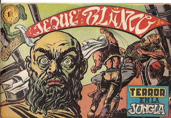 Tebeos: JEQUE BLANCO N&ordm; 3 ORIGINAL EDITORIAL ROLLAN 1952 - Foto 1