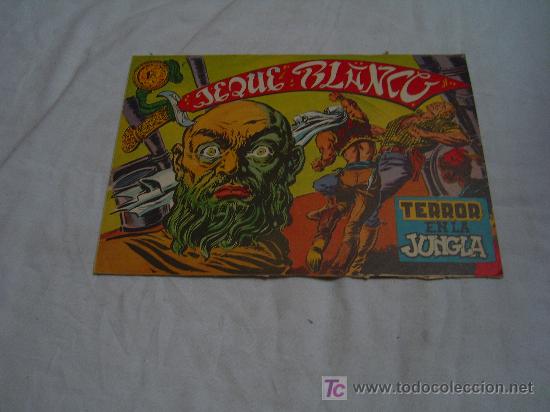 Tebeos: JEQUE BLANCO N&ordm; 3: TERROR EN LA JUNGLA - Foto 1