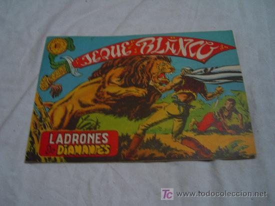 Tebeos: JEQUE BLANCO N&ordm; 4: LADRONES DE DIAMANTES - Foto 1