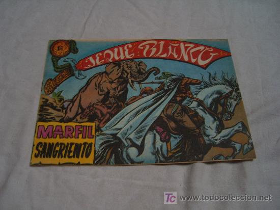 Tebeos: JEQUE BLANCO N&ordm; 10: MARFIL SANGRIENTO - Foto 1