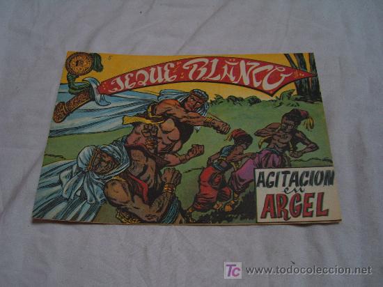 Tebeos: JEQUE BLANCO N&ordm; 14: AGITACION EN ARGEL - Foto 1