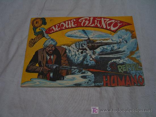Tebeos: JEQUE BLANCO N&ordm; 16: EL REPTIL HUMANO - Foto 1