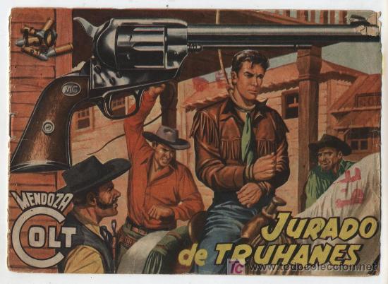 Tebeos: Mendoza Colt n&ordm; 16. Roll&aacute;n 1955. - Foto 1