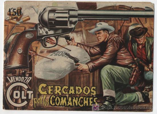 Tebeos: Mendoza Colt n&ordm; 20. Roll&aacute;n 1955. - Foto 1