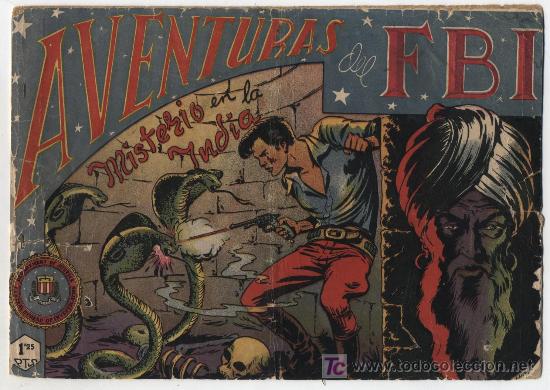 Tebeos: Aventuras del FBI n&ordm; 7. Roll&aacute;n 1951. - Foto 1