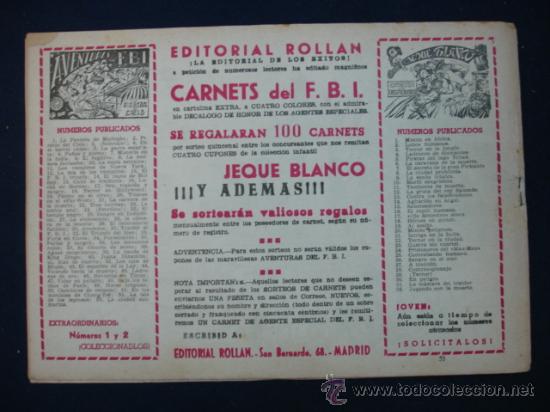 Tebeos: AVENTURAS DEL FBI. N&ordm; 55. BALA DE PLATA. - Foto 3