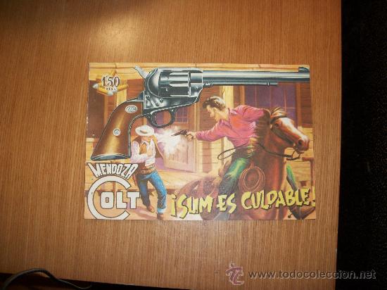 Tebeos: MENDOZA COLT N&ordm; 5 ORIGINAL EDITORIAL ROLLAN - Foto 1