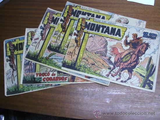 Tebeos: MONTANA / LOTE CON LOS N&Uacute;MEROS 2, 3, 4, 5 Y 6 / ROLLAN ORIGINAL - Foto 1