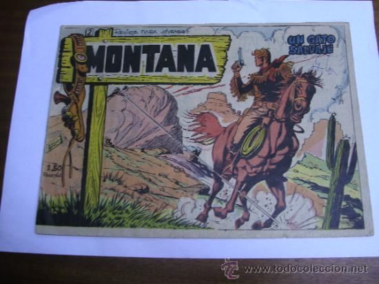 Tebeos: MONTANA / LOTE CON LOS N&Uacute;MEROS 2, 3, 4, 5 Y 6 / ROLLAN ORIGINAL - Foto 2