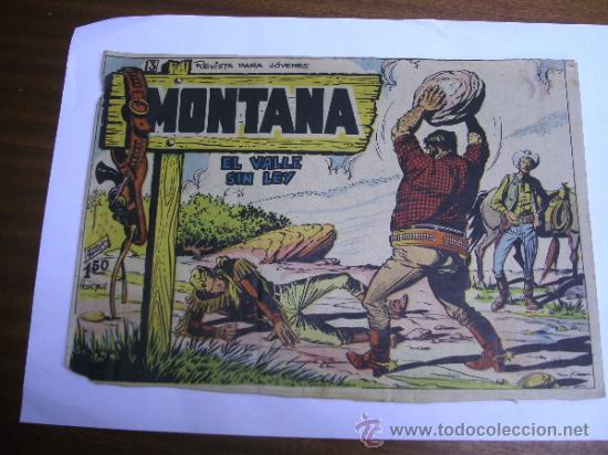 Tebeos: MONTANA / LOTE CON LOS N&Uacute;MEROS 2, 3, 4, 5 Y 6 / ROLLAN ORIGINAL - Foto 4