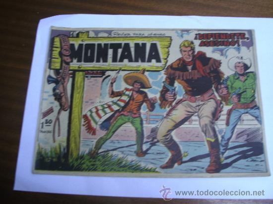 Tebeos: MONTANA / LOTE CON LOS N&Uacute;MEROS 2, 3, 4, 5 Y 6 / ROLLAN ORIGINAL - Foto 6