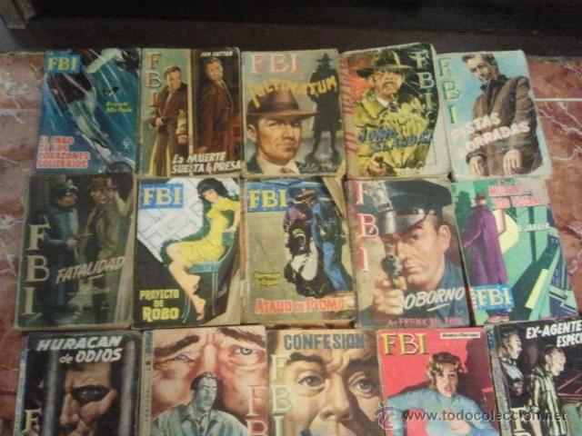 Tebeos: LOTE COLECCI&Oacute;N FBI 20 LIBROS - Foto 4