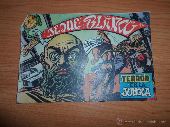 Tebeos: JEQUE BLANCO N&ordm; 3 ORIGINAL EDITORIAL ROLLAN 1952 - Foto 1