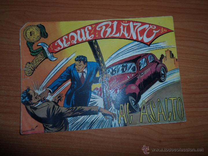 Tebeos: JEQUE BLANCO N&ordm; 19 ORIGINAL EDITORIAL ROLLAN 1952 - Foto 1