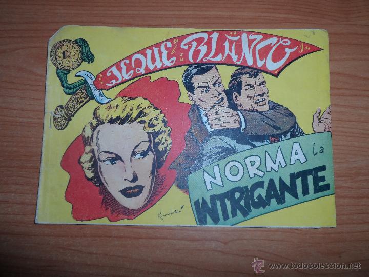 Tebeos: JEQUE BLANCO N&ordm; 108 ORIGINAL EDITORIAL ROLLAN 1952 - Foto 1