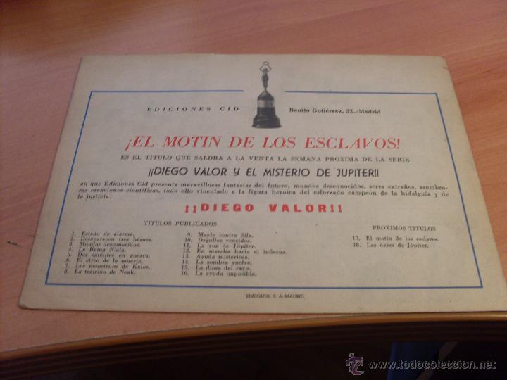 Tebeos: DIEGO VALOR N&ordm; 16 SEGUNDA (ORIGINAL ED. CID) (COB169) - Foto 2