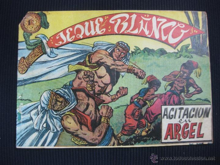 Tebeos: JEQUE BLANCO N&ordm; 14. EDITORIAL ROLLAN. - Foto 1