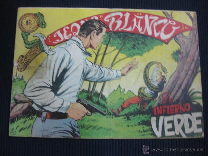 Tebeos: JEQUE BLANCO N&ordm; 126. EDITORIAL ROLLAN. - Foto 1