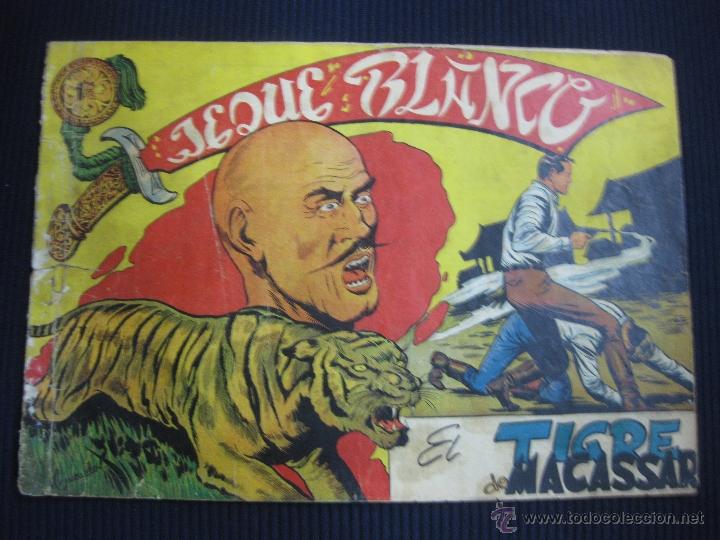 Tebeos: JEQUE BLANCO N&ordm; 112. EDITORIAL ROLLAN. - Foto 1