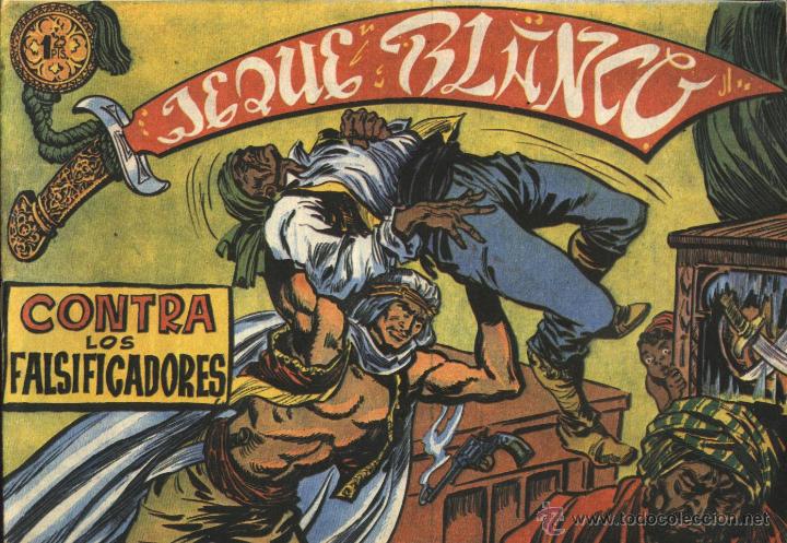 Tebeos: JEQUE BLANCO, n&ordf; 13 - REEDICI&Oacute;N DEL ORIGINAL - ED. BO. 1982 - Foto 1