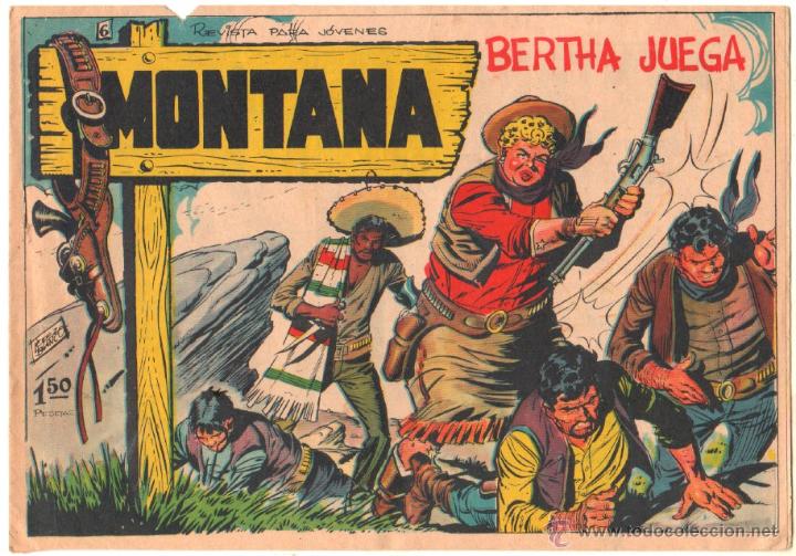 Tebeos: MONTANA ORIGINAL N&ordm; 6 EDITORIAL ROLLAN 1961 - Foto 1