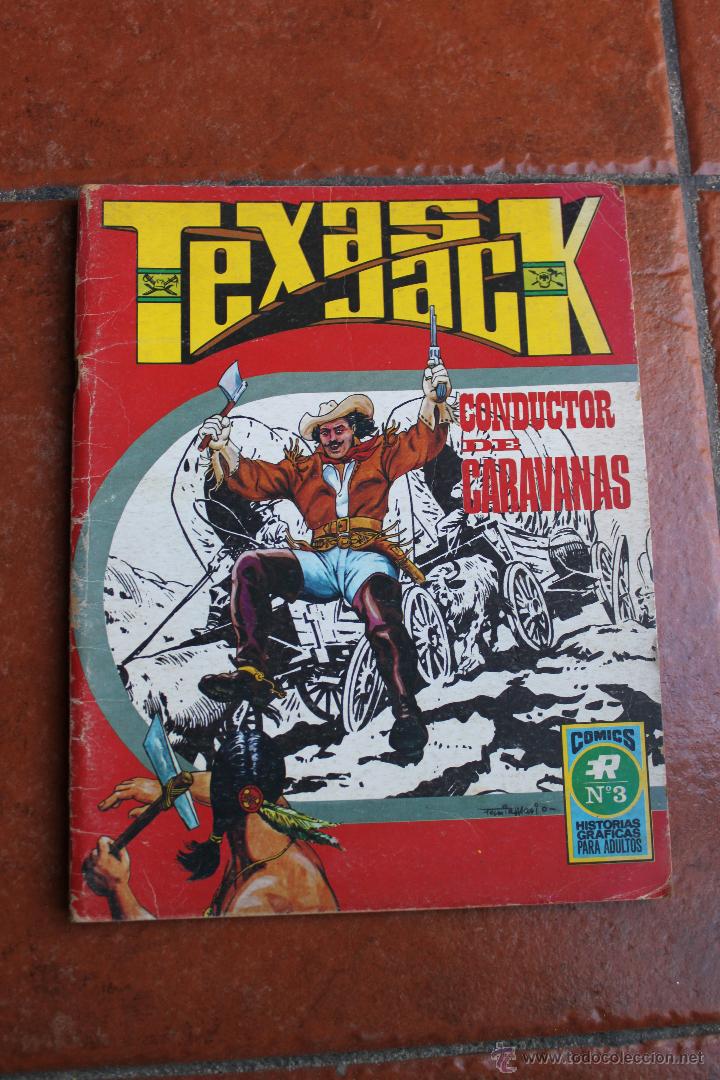Tebeos: TEXAS JACK N&ordm; 3: CONDUCTOR DE CARAVANAS - Foto 1
