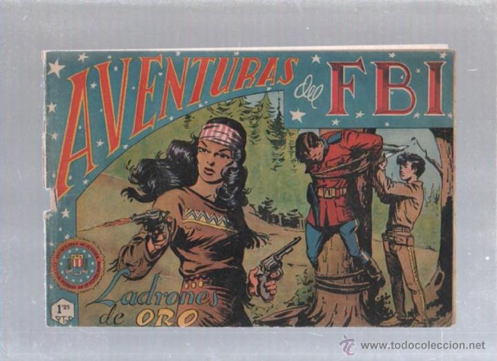 Tebeos: AVENTURAS DEL FBI. 45. LADRONES DE ORO - Foto 1