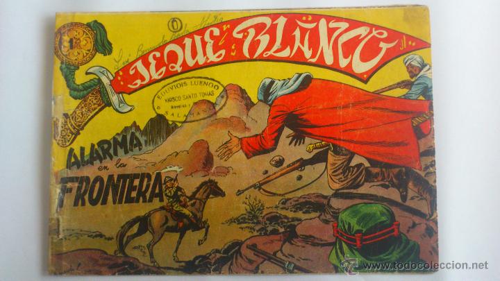 Tebeos: JEQUE BLANCO N&ordm; 110, ALARMA EN LA FRONTERA - Foto 1