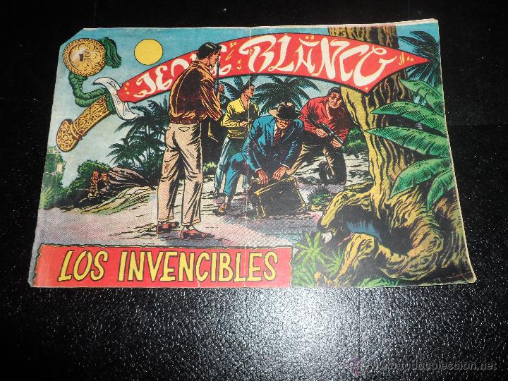 Tebeos: JEQUE BLANCO N&ordm; 48 ORIGINAL EDITORIAL ROLLAN 1952 - Foto 1