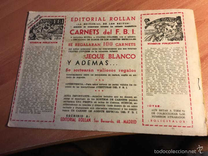 Tebeos: EL JEQUE BLANCO N&ordm; 44 (ORIGINAL ROLLAN) (COB104) - Foto 2