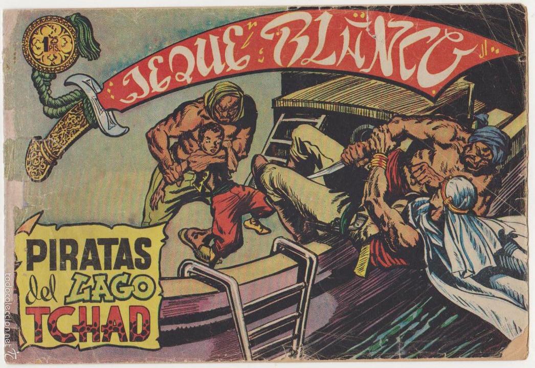Tebeos: Jeque Blanco n&ordm;  5. Roll&aacute;n  1951. - Foto 1