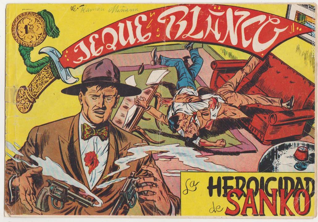 Tebeos: Jeque Blanco n&ordm;  62. Roll&aacute;n  1951. - Foto 1