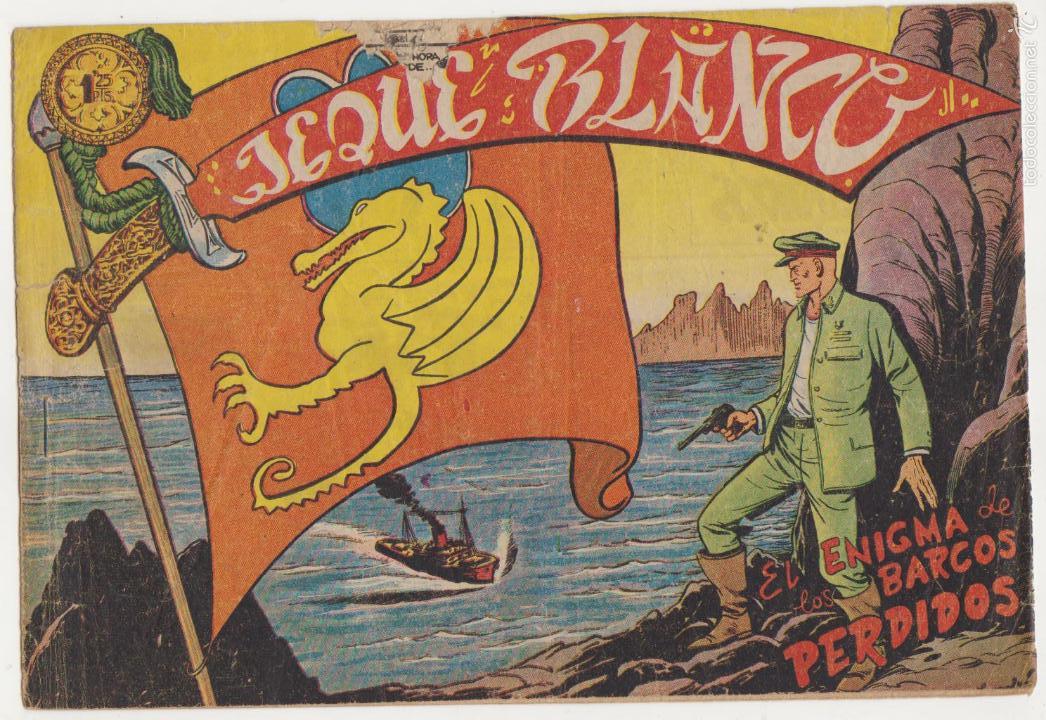 Tebeos: Jeque Blanco n&ordm;  124. Roll&aacute;n  1951. - Foto 1