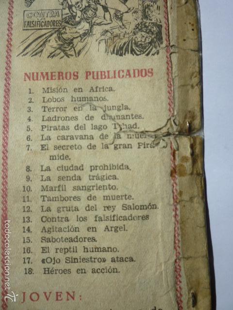 Tebeos: COMIC AVENTURAS DEL FBI. N&ordm; 6. ORIGINAL. - Foto 2