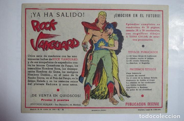 Tebeos: MENDOZA COLT N&ordm; 76 - E. ROLLAN - ORIGINAL - Foto 2