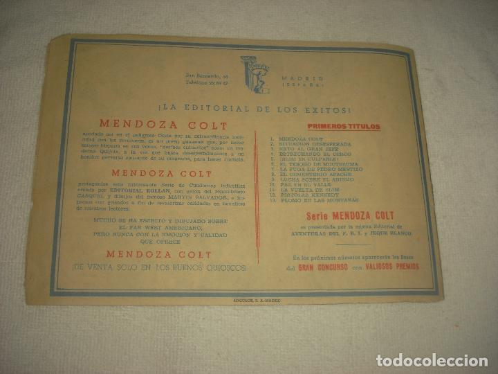 Tebeos: MENDOZA COLT N&deg; 13 . PLOMO EN LAS MONTA&Ntilde;AS - Foto 2