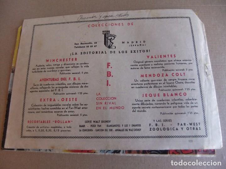 Tebeos: JEQUE BLANCO N&ordm; 112 EDITORIAL ROLLAN ORIGINAL - Foto 2