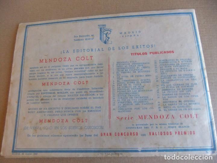 Tebeos: MENDOZA COLT N&ordm; 39 EDITORIAL ROLLAN - Foto 2