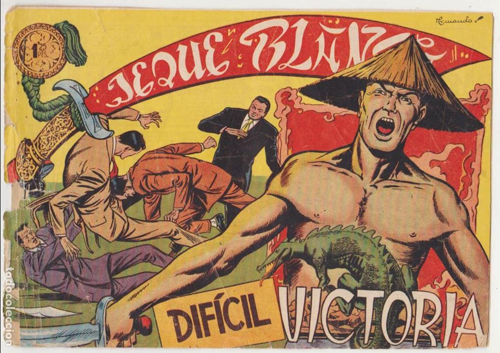 Tebeos: Jeque Blanco n&ordm;  60. Roll&aacute;n 1951. - Foto 1