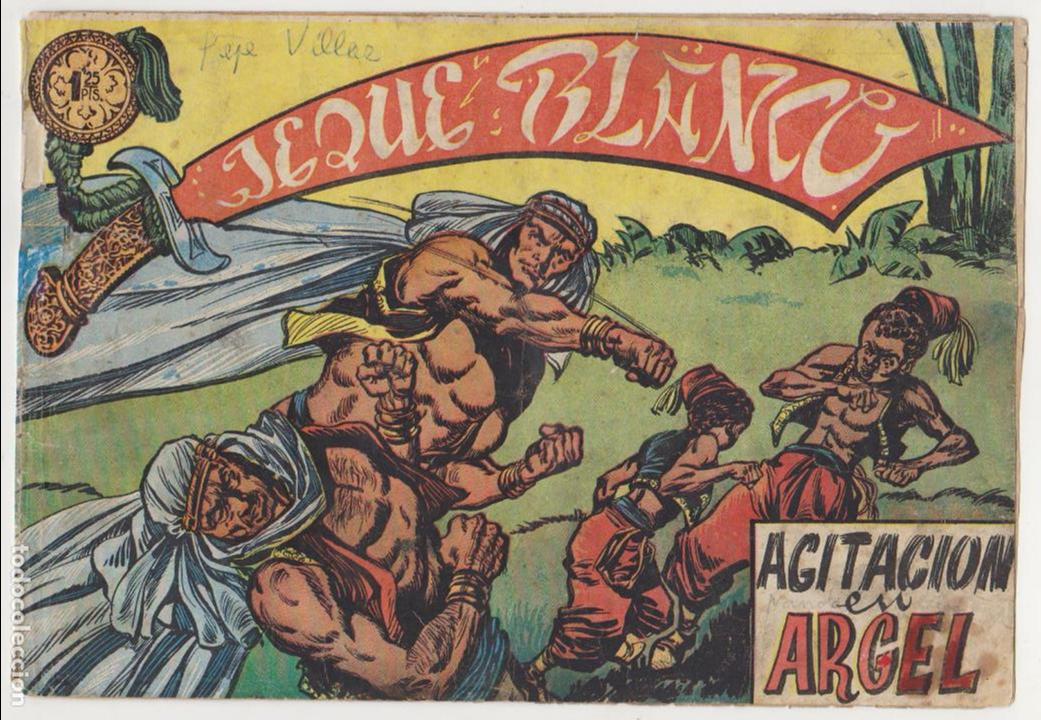 Tebeos: Jeque Blanco n&ordm;  14. Roll&aacute;n  1951. - Foto 1
