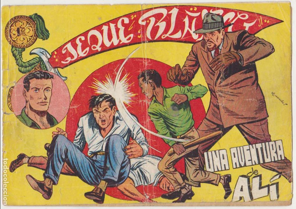 Tebeos: Jeque Blanco n&ordm;  90. Roll&aacute;n  1951. - Foto 1