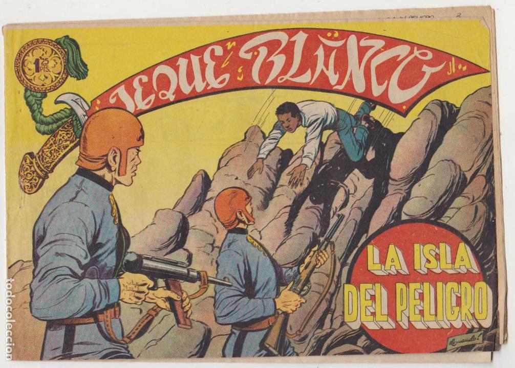 Tebeos: Jeque Blanco n&ordm;  125. Roll&aacute;n  1951. - Foto 1