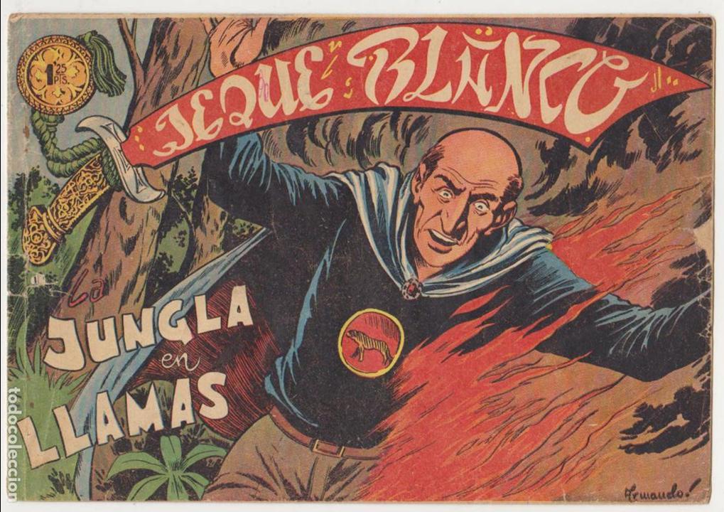 Tebeos: Jeque Blanco n&ordm;  113. Roll&aacute;n  1951. - Foto 1