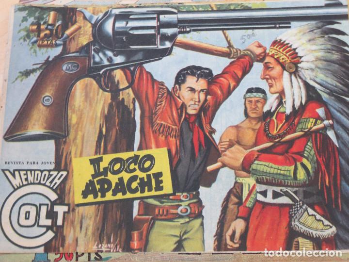 Tebeos: MENDOZA COLT LOCO APACHE A&Ntilde;O 1958 - Foto 1