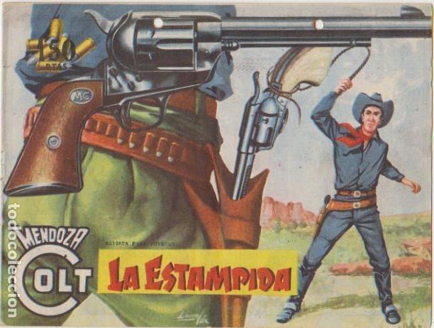 Tebeos: Mendoza Colt n&ordm;  61. Editorial Roll&aacute;n  1955. - Foto 1