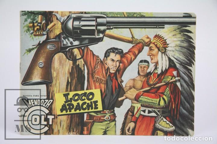 Tebeos: C&oacute;mic Mendoza Colt / Loco Apache N&ordm; 53 - Ediciones Rollan - A&ntilde;o 1958 - Foto 1