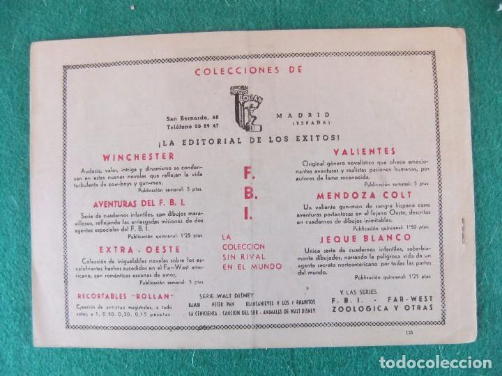Tebeos: JEQUE BLANCO N&ordm; 125 EDITORIAL ROLLAN ORIGINAL - Foto 2